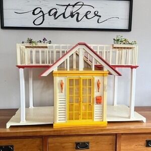 Vintage 1982 Mattel Barbie Dream House A Frame Cottage